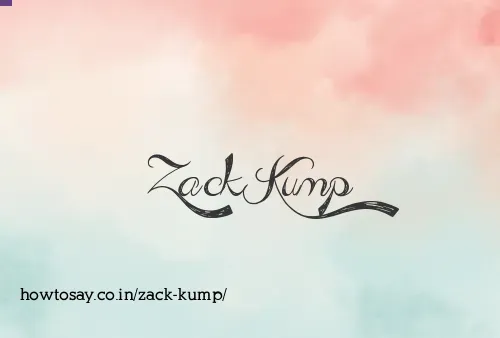 Zack Kump
