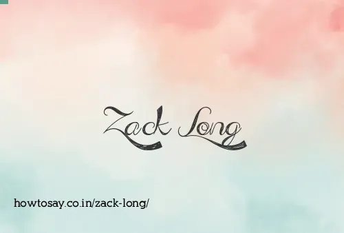 Zack Long