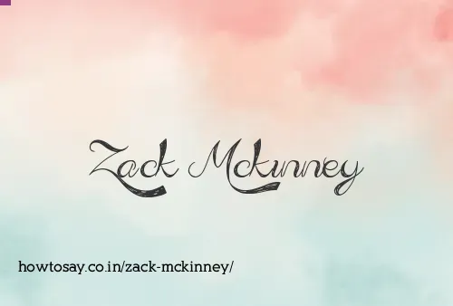 Zack Mckinney