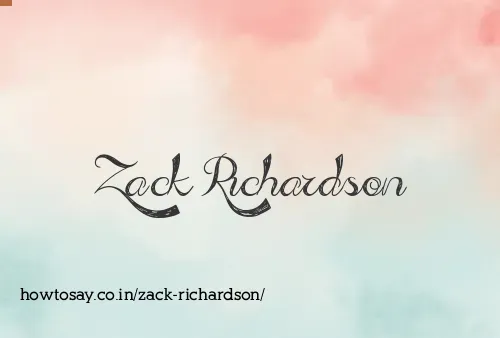 Zack Richardson