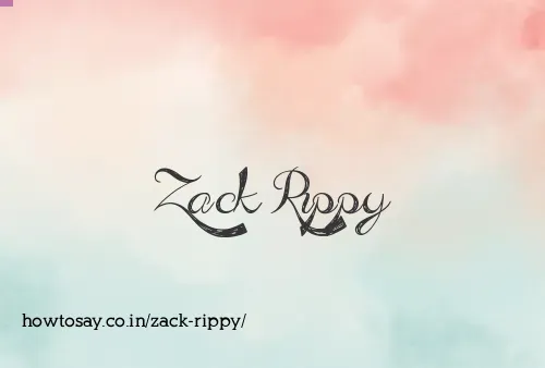 Zack Rippy