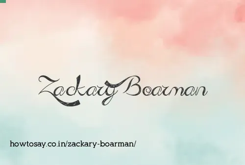 Zackary Boarman
