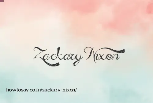 Zackary Nixon
