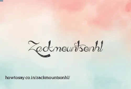 Zackmountsonhl