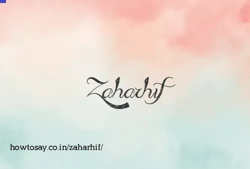 Zaharhif