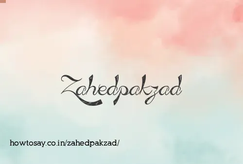 Zahedpakzad