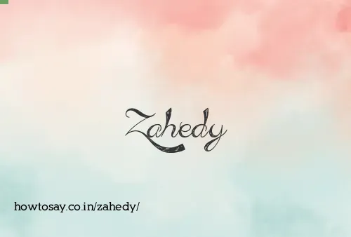 Zahedy