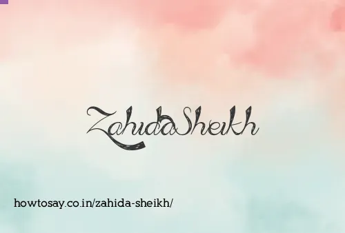 Zahida Sheikh