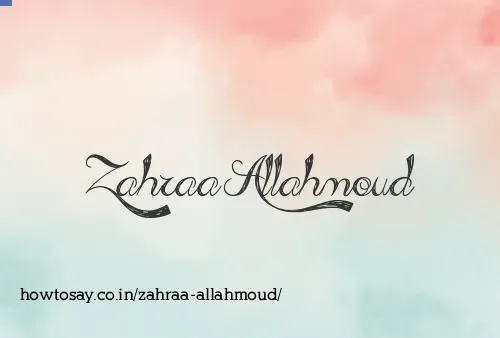 Zahraa Allahmoud