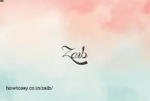 Zaib