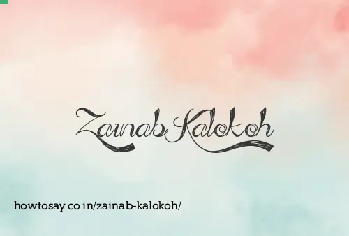 Zainab Kalokoh