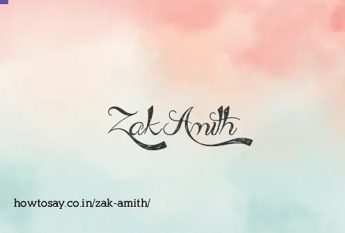 Zak Amith