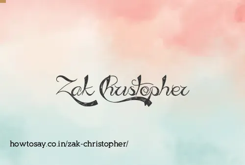 Zak Christopher