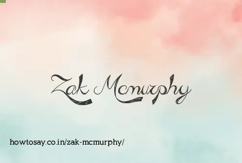 Zak Mcmurphy