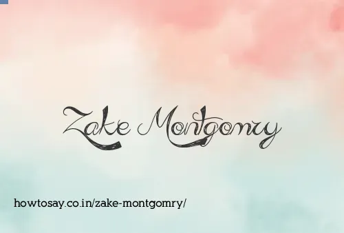 Zake Montgomry