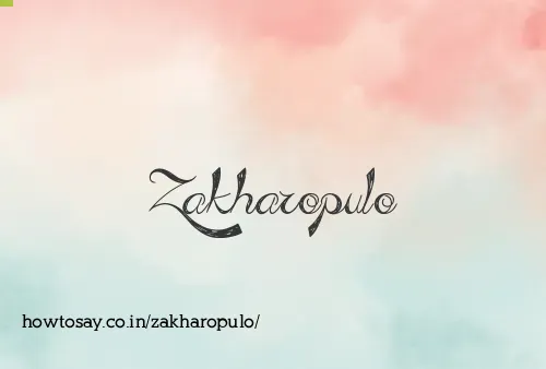 Zakharopulo