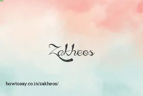 Zakheos