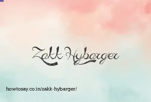 Zakk Hybarger