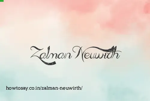 Zalman Neuwirth