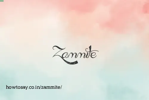 Zammite