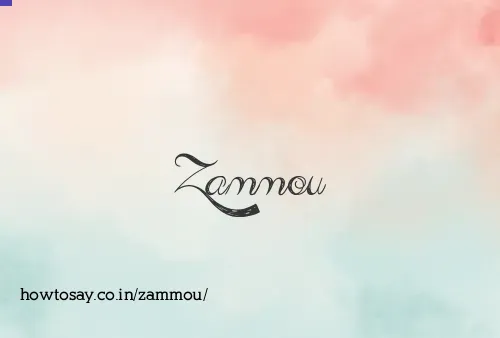 Zammou