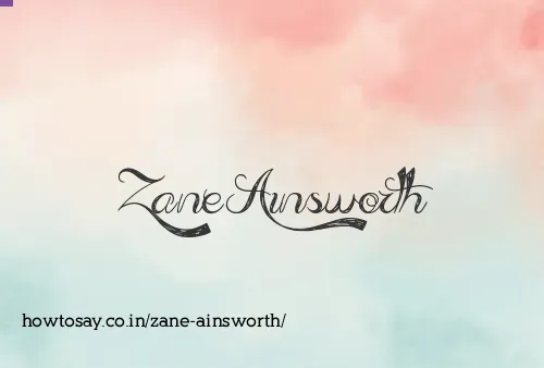 Zane Ainsworth