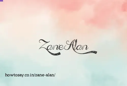 Zane Alan