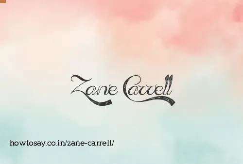 Zane Carrell