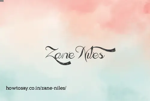 Zane Niles