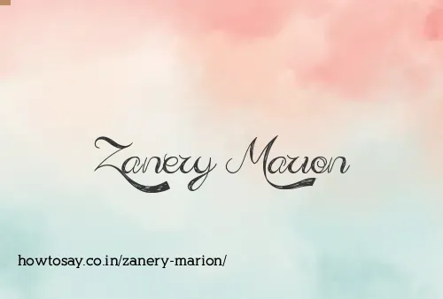 Zanery Marion