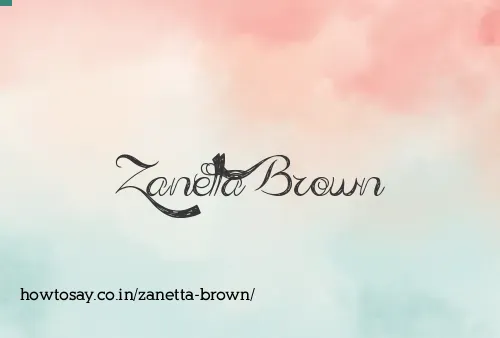 Zanetta Brown