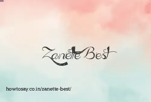 Zanette Best