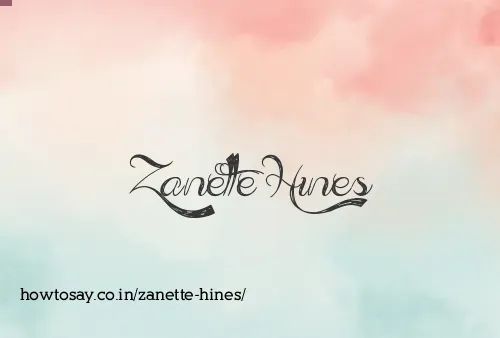Zanette Hines