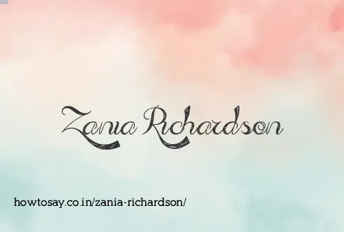 Zania Richardson
