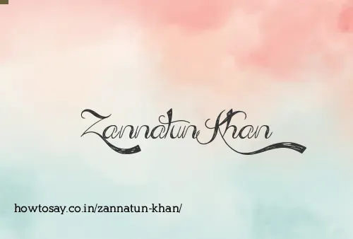 Zannatun Khan