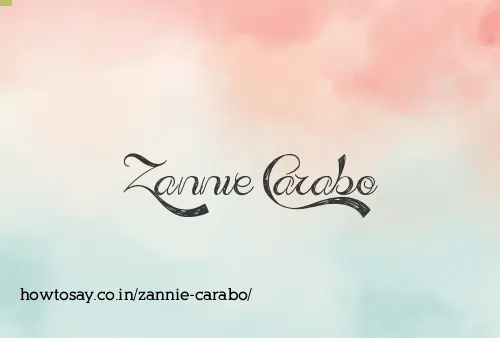 Zannie Carabo