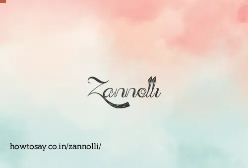 Zannolli