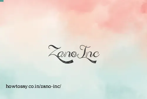 Zano Inc