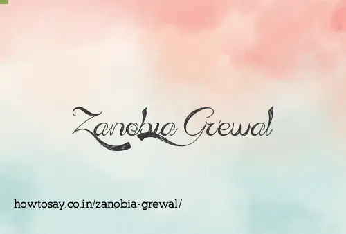 Zanobia Grewal