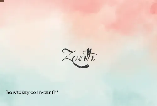 Zanth