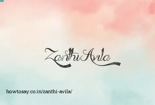 Zanthi Avila