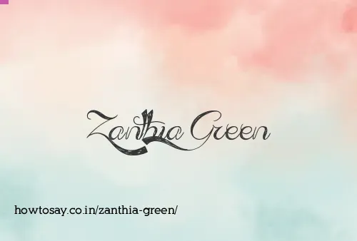 Zanthia Green