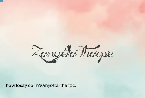 Zanyetta Tharpe