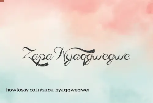 Zapa Nyaqgwegwe