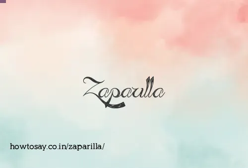 Zaparilla