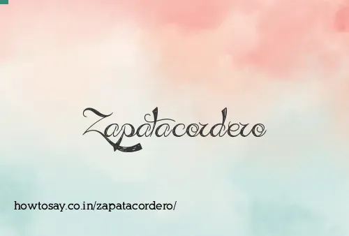 Zapatacordero