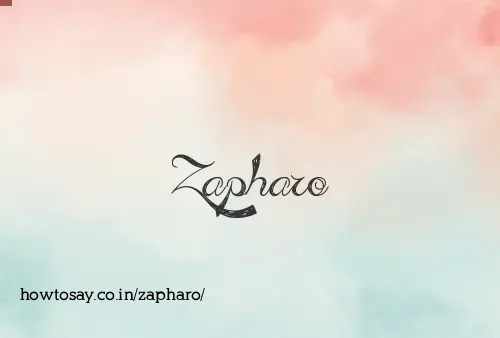 Zapharo