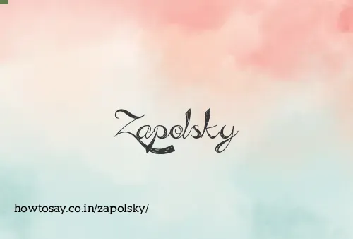 Zapolsky