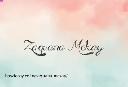 Zaquana Mckay