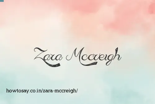 Zara Mccreigh